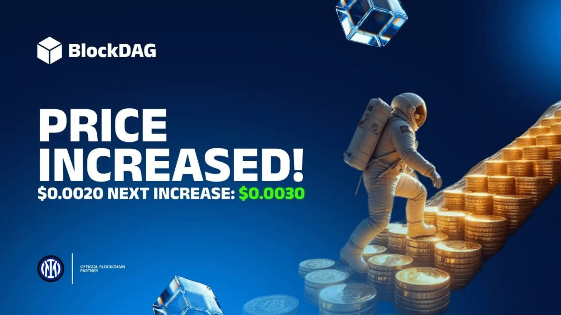 Tron Eyes公共市场,炒作目标50美元,而BlockDag IPO风格的发布会加热